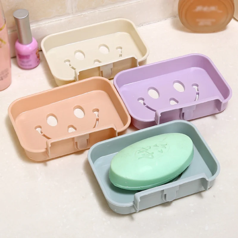 Новая бесшовная Настенная Наклейка с полым лицом-улыбкой аксессуары для ванной