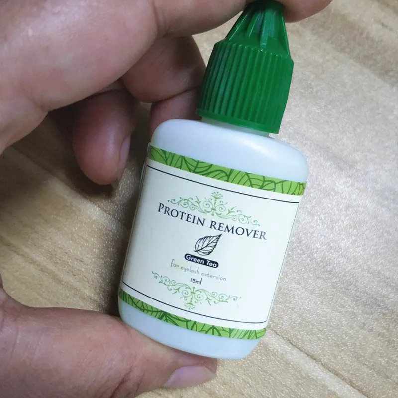 3 бутылки протеиновый очиститель для наращивания ресниц удаления клея 15 мл
