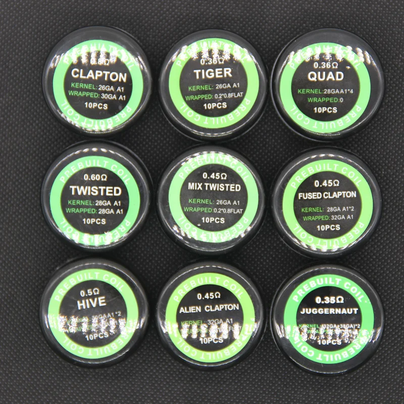(10 шт./коркор.) Оригинальная греющая проволока пиратской катушки A1/Twisted/Clapton/Alien