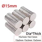 NdFeB круглые мощные магниты диаметром 1,5 мм толщиной 1 2 3 5 мм редкоземельные сильные поделки постоянный неодимовый магнит N35