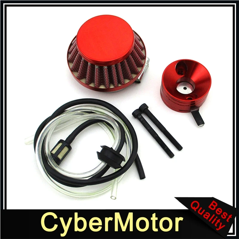 Красный карбюратор для гонок на скутере воздушный фильтр топливный шланг 23 33 43