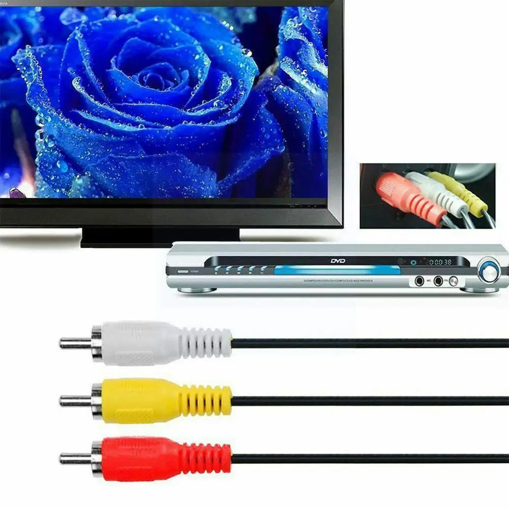 

Высококачественный переходник для Av-адаптера Φ 3 Видео-совместимый Av Rca аудио кабель для K8w1