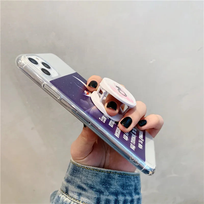 Мода милый рисунок раскладной стенд держатель для Мобильный телефон iphone Huawei Samsung