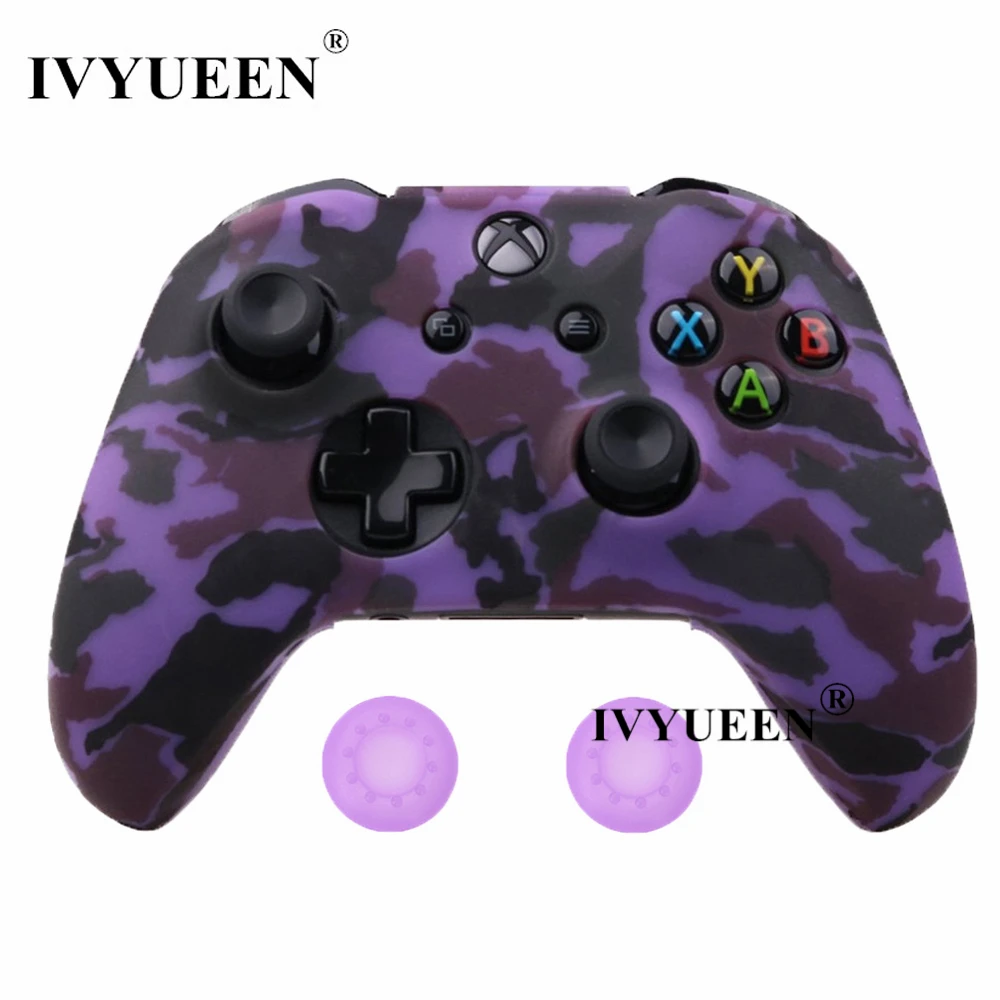 IVYUEEN водопроводная Печать Камуфляж силиконовый чехол для Xbox One X S контроллер защитный чехол с джойстиком ручки