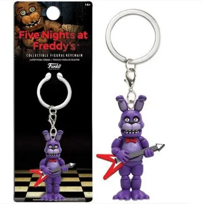 Игра FNAF Five Nights At Freddy's Сумочка для ручек и карандашей чехол для детской школы Канцтовары многофункциональные Фигурки игрушки для детей подарок на Рождество - Цвет: keychain 01