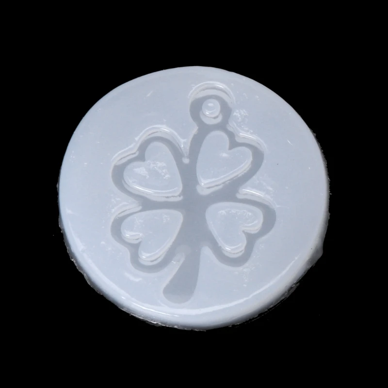 

UV Resin Jewelry Liquid Silicone Mold Clover Bell Tree Frame DIY Jewelry Pendant