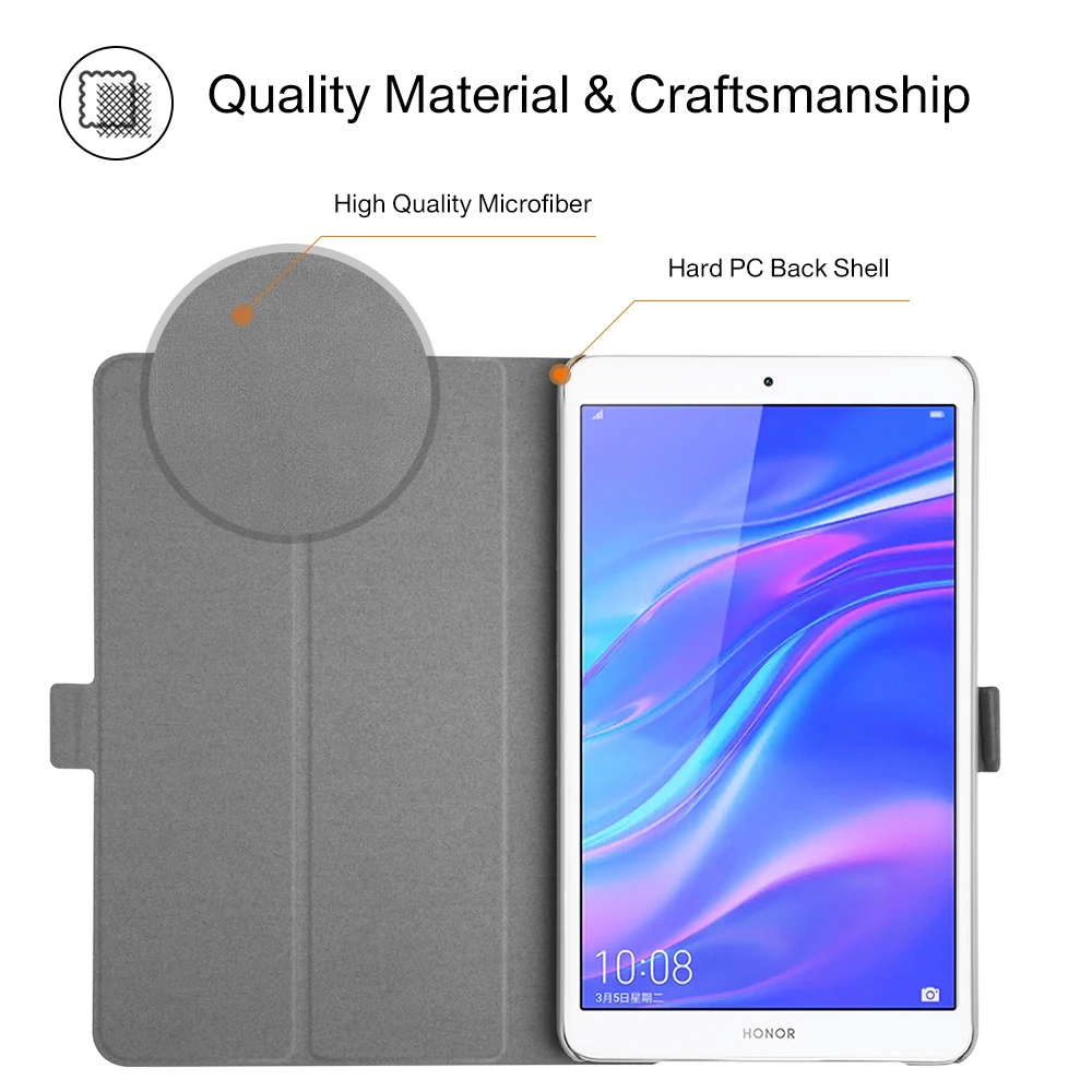Умный чехол для Huawei Mediapad M5 LITE 8 &quotчехол из полиуретановой кожи планшета Lite 0