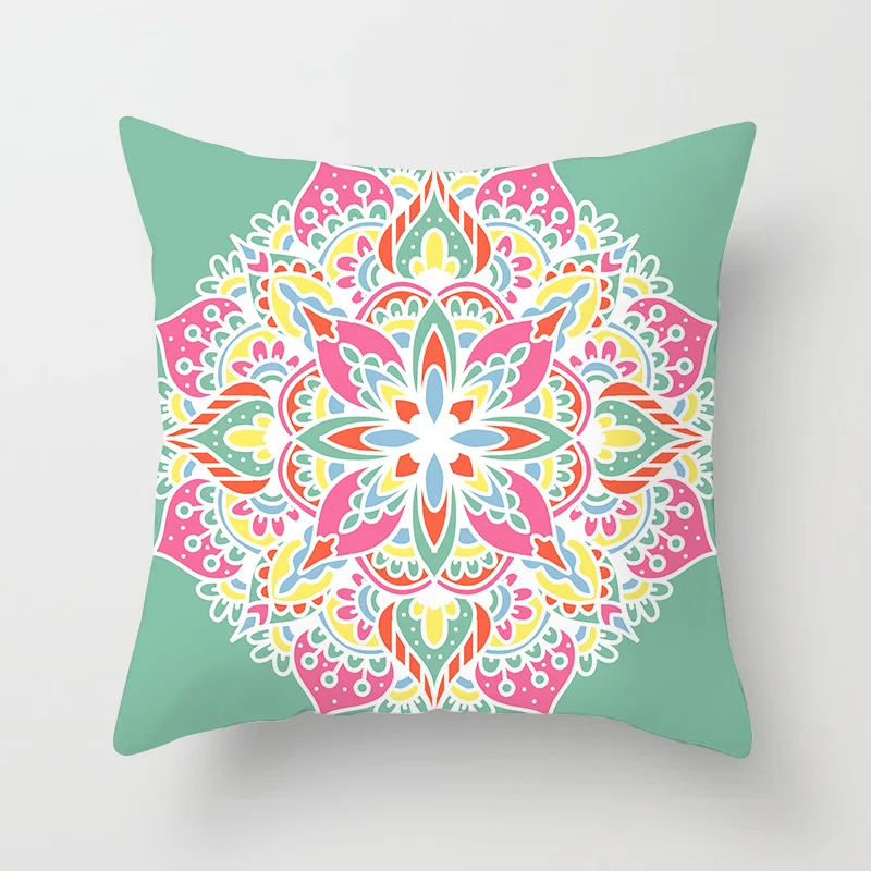 Красочные Мандала наволочка для декоративных подушек чехол подушки из