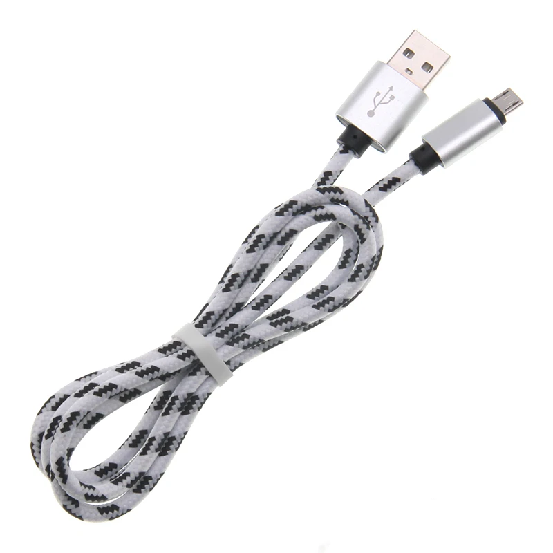 Оптовая продажа 500 шт./лот V8 0 25 м 1 2 3 10 футов тканевый кабель Micro USB шнуры для