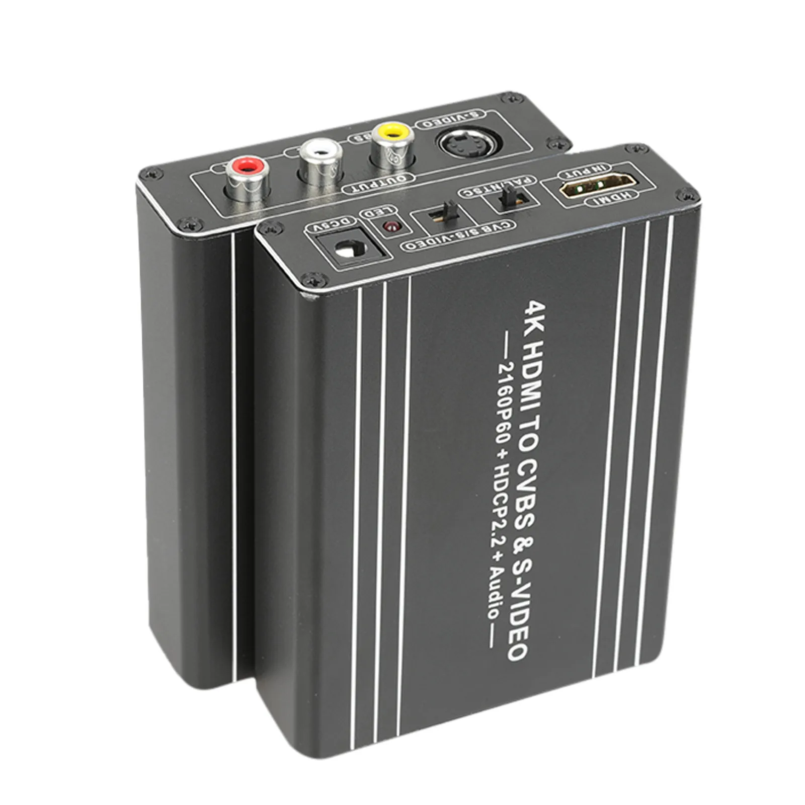 3rca Av Cvbs Композитный S-видео R/l аудио в Hdmi конвертер адаптер Поддержка 720p/1080p для Ps2