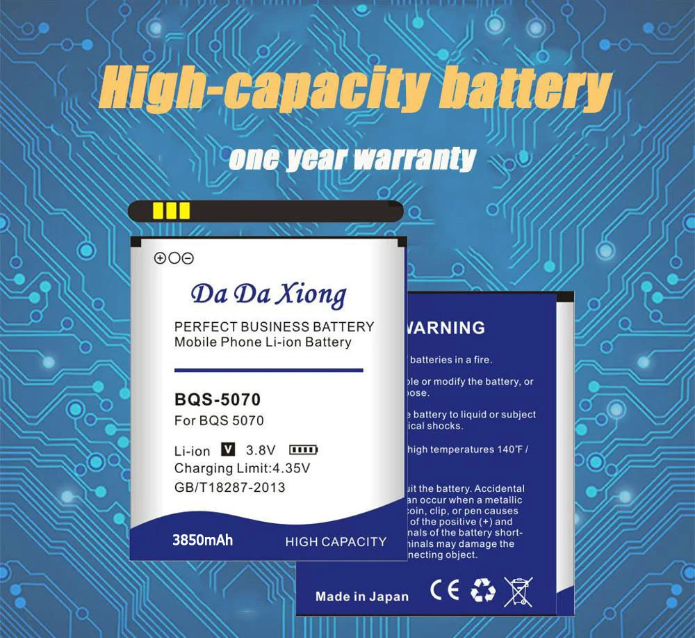 Новый оригинальный BQS 5070 3850 мА/ч замена Батарея для BQ Mobile BQS5070 Magic Nous NS 5004 Мобильный