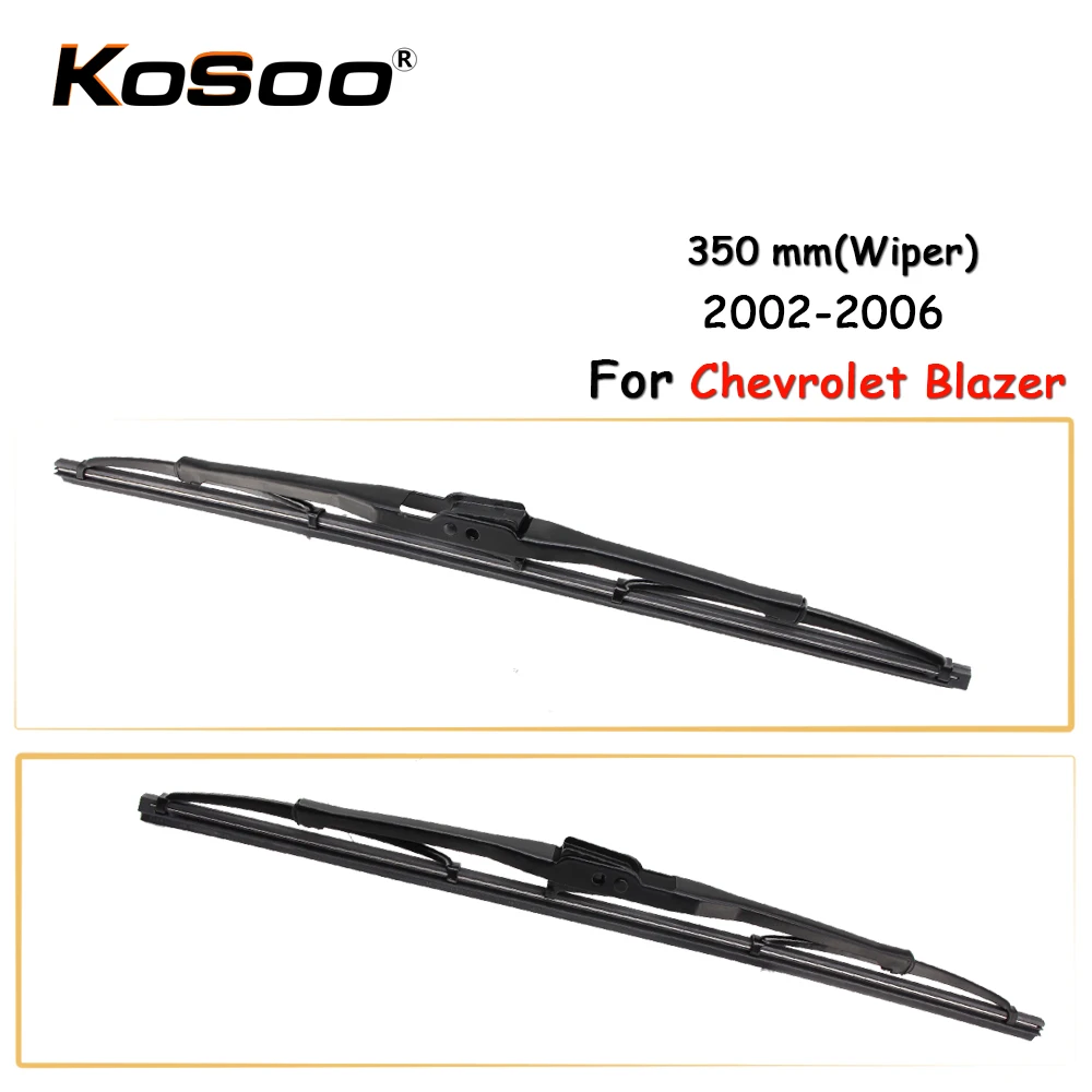 

KOSOO Auto Rear Car Wiper Blade For Chevrolet Blazer,350mm 2002-2006 Rear Window Windshield Wiper Blades Arm,Car Accessories