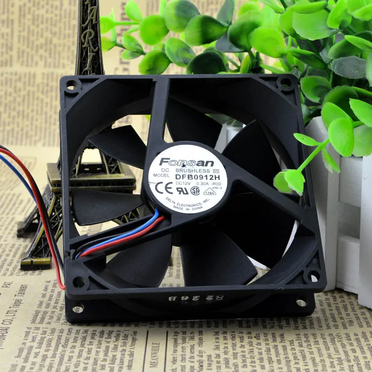 Новый DFB0912H 12V 0.30A 9CM 9025 90*90*25 защита двигателя охлаждение|Вентиляторы и наборы| |