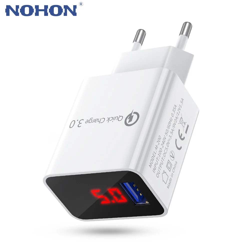 QC 3 0 Быстрая зарядка USB зарядное устройство для iPhone 12 11 Pro 6 7 8 Plus Samsung A51 Xiaomi mi 9 10 Huawei