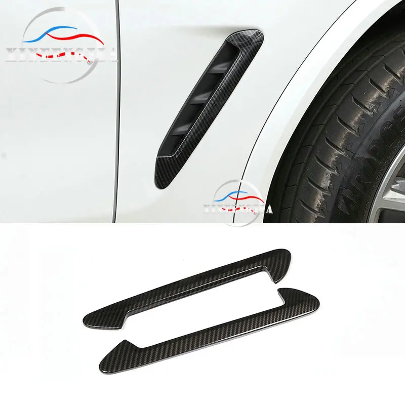 

Для BMW X3 G01 18-19 X4 G02 2019 углеродное волокно цветное боковое крыло воздушный поток крыло отделка