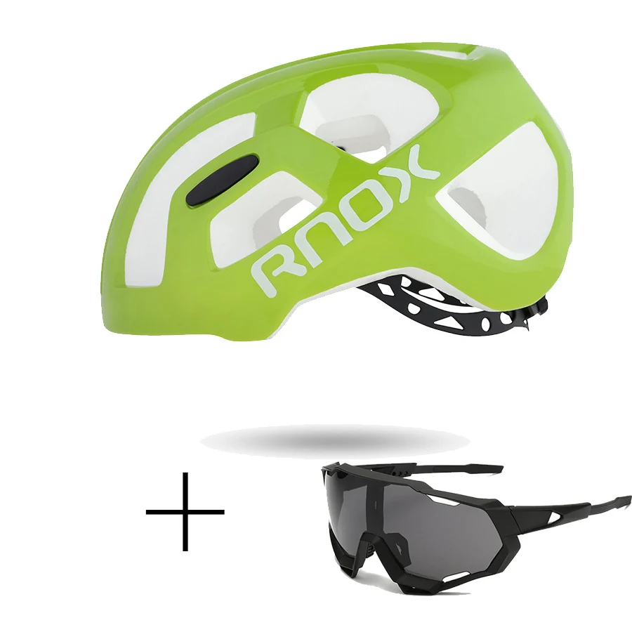 RNOX Сверхлегкий мужской велосипедный шлем восьмиугольный черный mtb Горный шоссейный велосипедный шлем для женщин для взрослых 55-61 см оборудование для гоночного велосипеда - Цвет: colour 6