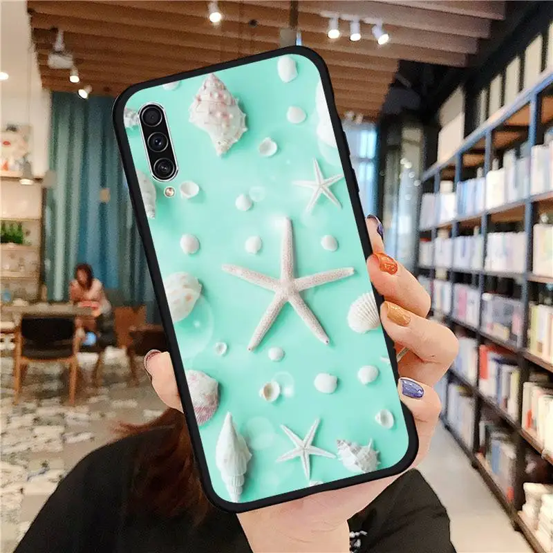 

Ocean Beach sea pattern Phone Case For Samsung galaxy A S note 10 7 9 20 30 31 40 50 51 71 21 s ultra