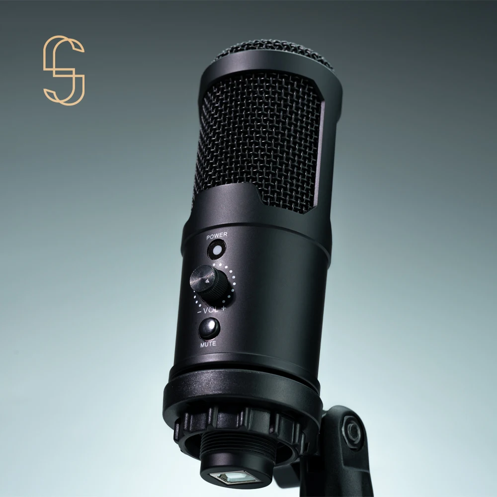 Конденсаторный USB-микрофон HISINGWELL студийная запись голоса YouTube совместим с