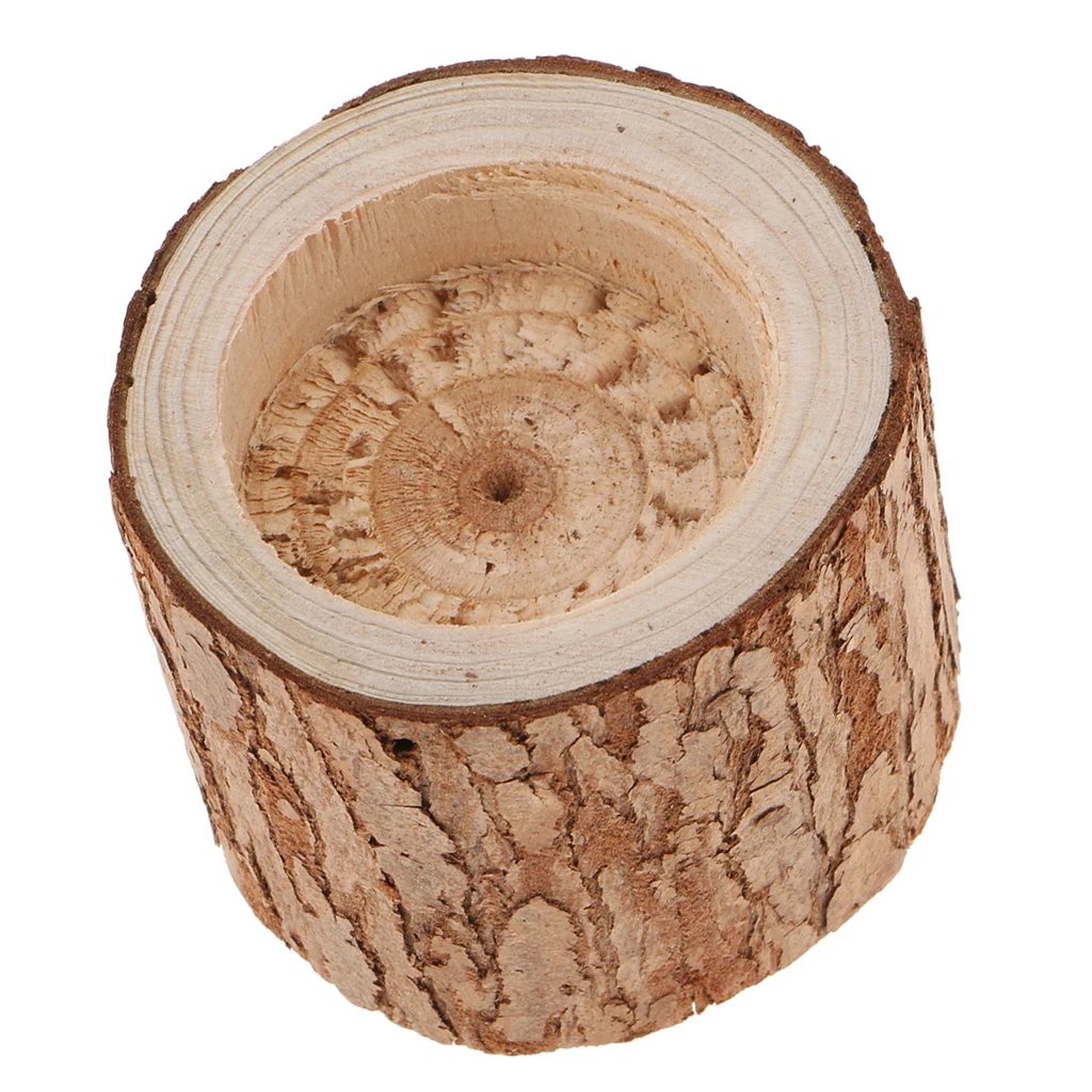 Держатель для свечей MagiDeal подсвечник дерева Wedding 5cm|Подсвечники| |