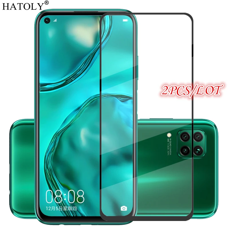 2 шт стекло на Nova 6 SE протектор экрана для huawei закаленное HD полный клей покрытие
