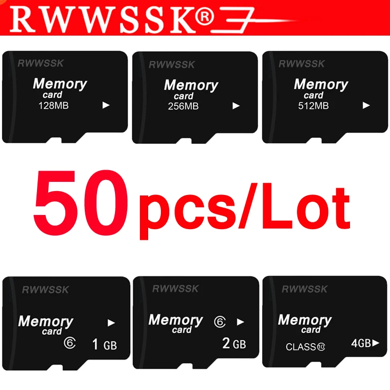 50 шт./партия карта памяти micro- SD/HC/XC 128 Мб 256 512 МБ 1 ГБ 2 4 8 16 32 64 | Компьютеры и офис