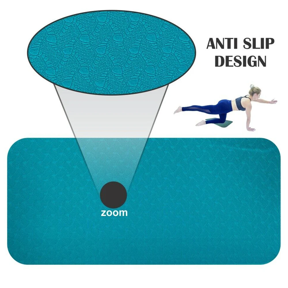 

6mm Non-slip Yoga Knee Mat Soft Foam Fitness Cushion For Sports Gym Workout Knees Elbows Protector Exercise Pad