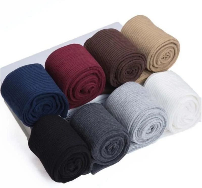 8 цветов теплые зимние чулки выше колена для девочек и женщин женские длинные