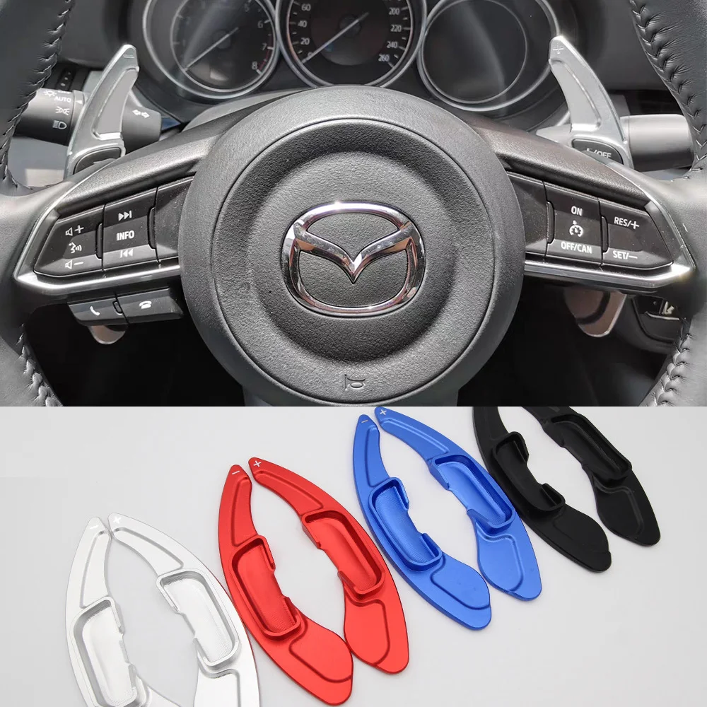 Для Mazda 2 3 6 AXELA SKYACTIV Atenza CX-3 CX5 CX-9 GT Подпись рулевого колеса автомобиля весло