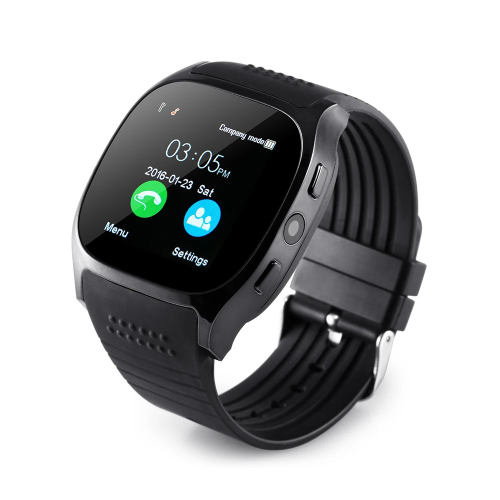 T8 Smartwatch Поддержка 2G sim-карты Dail вызов Шагомер фитнес-трекер GPS монитор удаленное