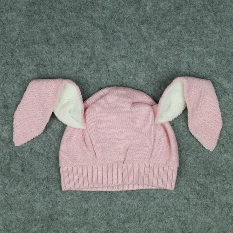 Детская вязаная зимняя шапка в форме животных для маленьких мальчиков и девочек