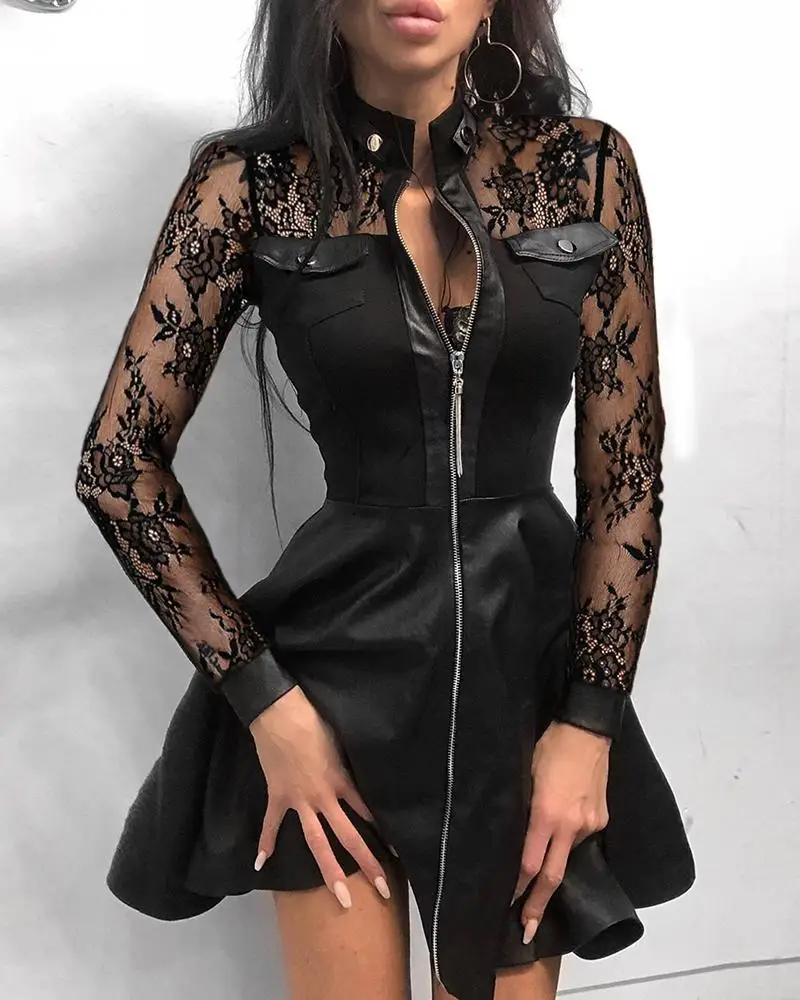 

Lady Dress Sexy V-neck Long Street Banquet Home Dress Fashion Bohemian Plus Size Slim Long Sleeve Dress Women