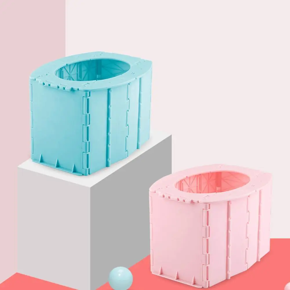 

Camping Portable Toilet Baby Folding Toilet Car Potty To Urinal And Toilet Carry Easy Clean Travel H8K0