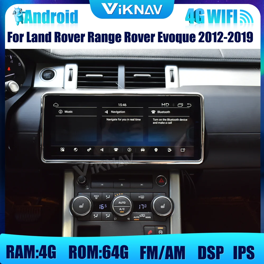 

12.3 inch Android Full Touch LCD screen For Land Rover Range Rover Evoque 2012-2019 AC Air Conditioner Control Board 2din
