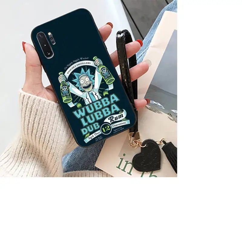 

Rioks And Morties Phone Case For Samsung S8 9 10 20 Plus Note 9 10 10plus 20 20ultra M21 30