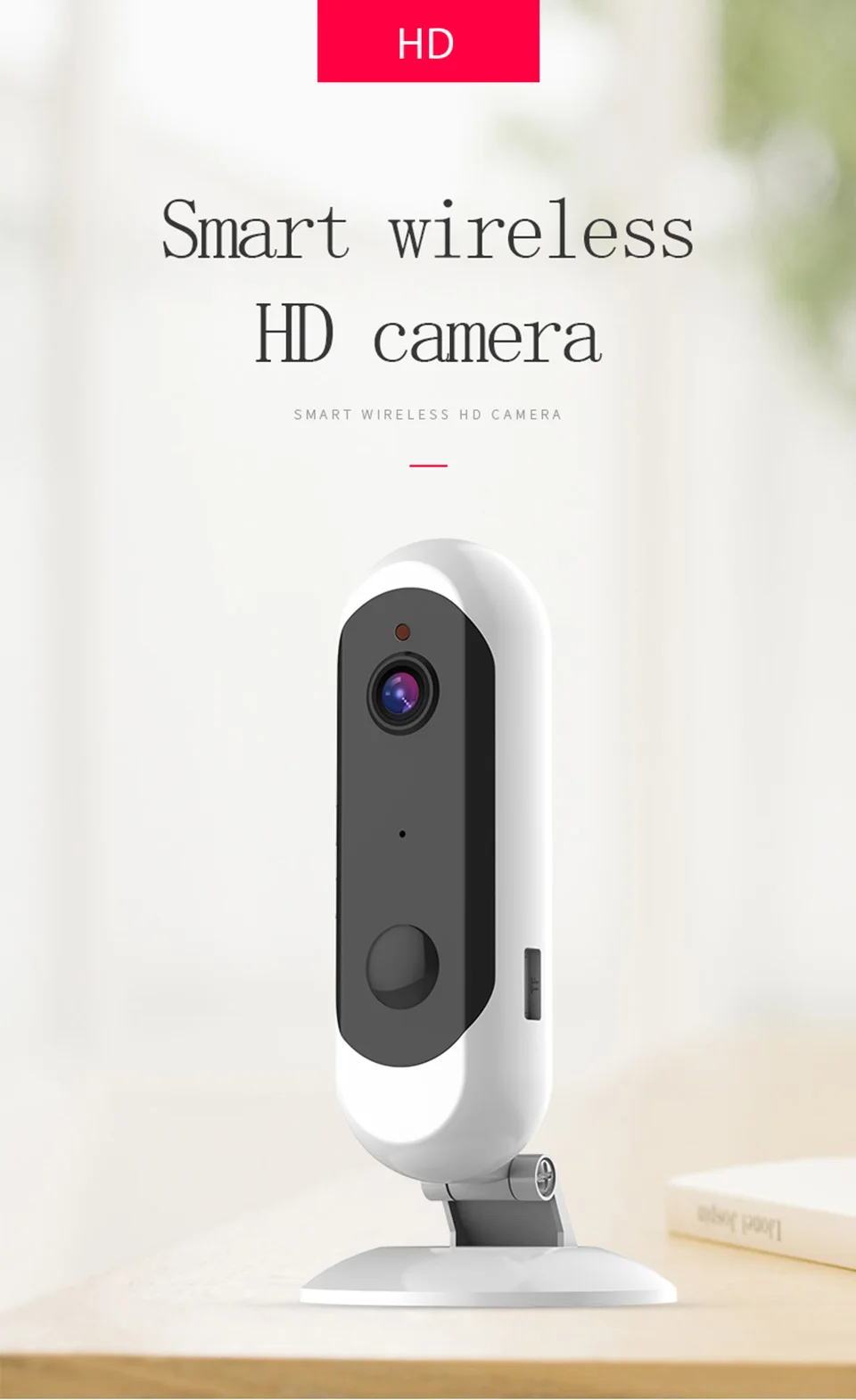 DAYTECH безопасность WiFi аккумулятор камеры 1080P беспроводной домашний CCTV монитор сетевой запись двухстороннее аудио Full HD 720P Обнаружение движения