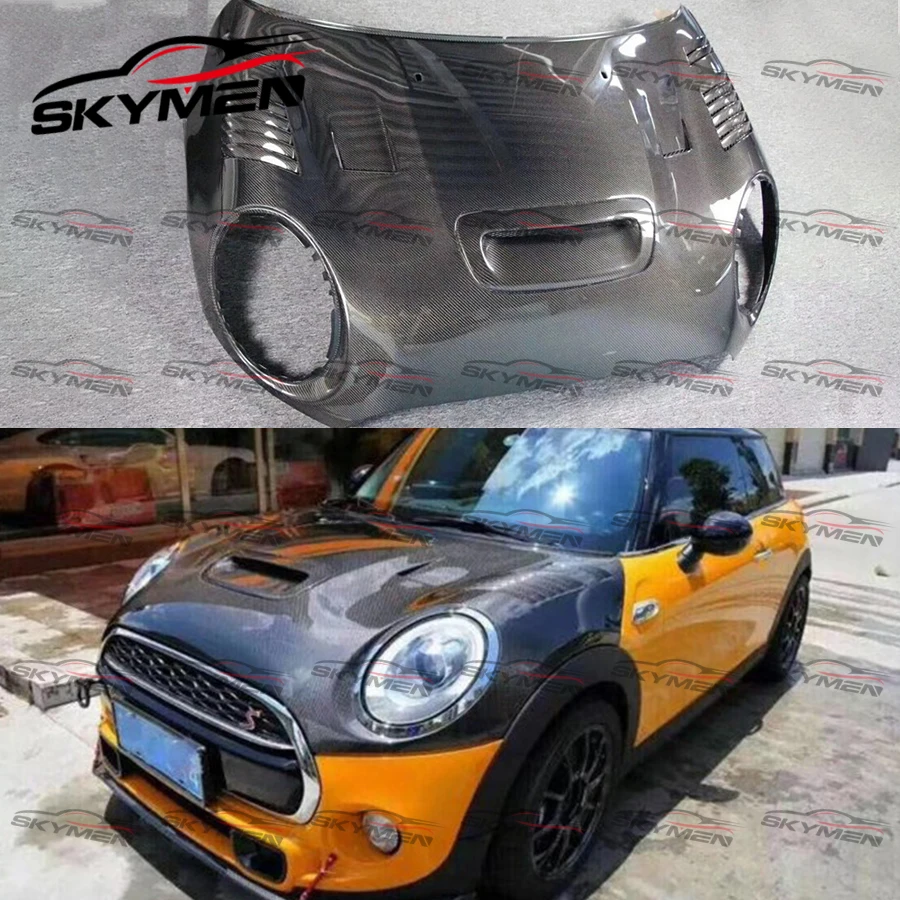 Стильная панель капота двигателя DAG для F56 Mini Cooper S углеродное волокно стекло