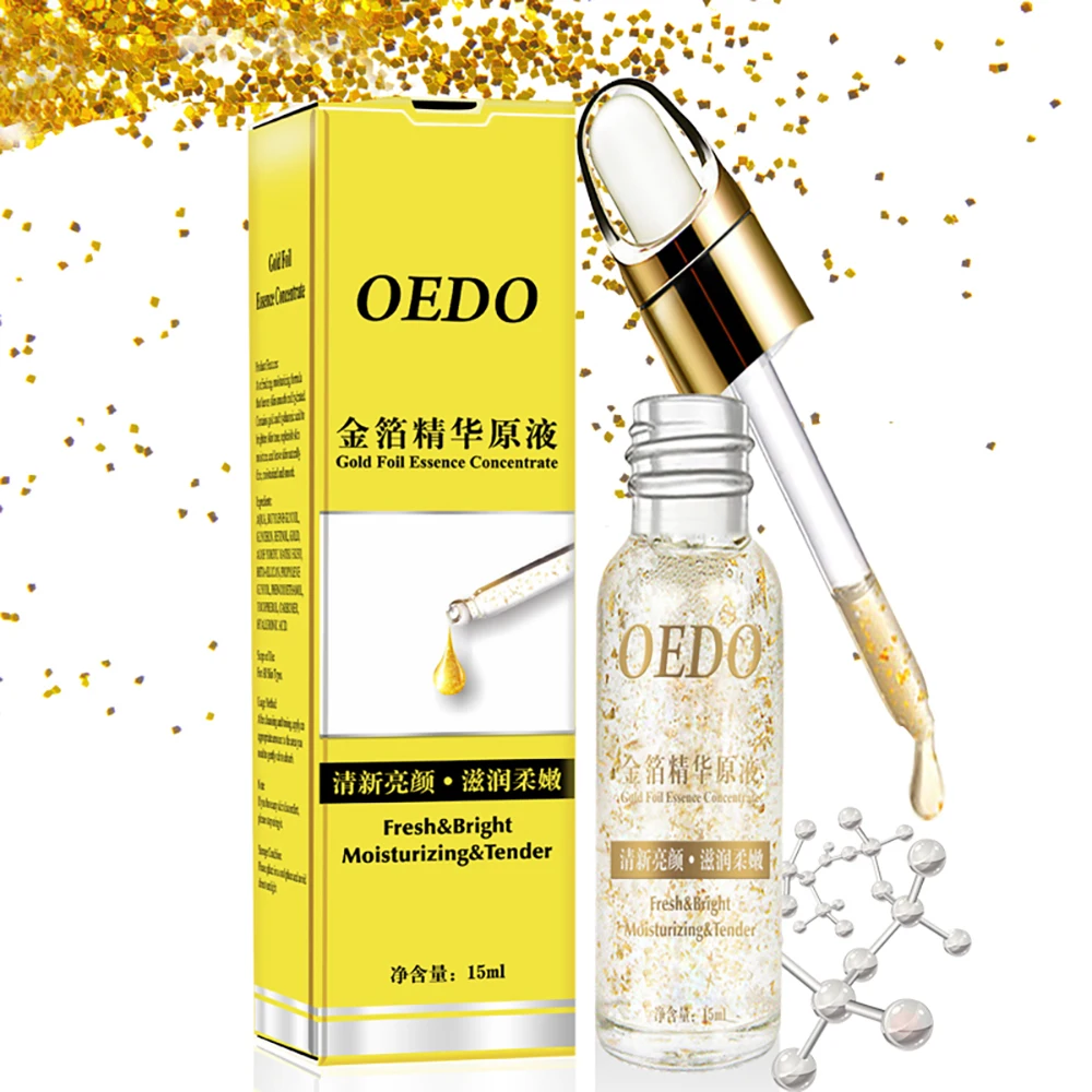 

OEDO Shrink Pores Gold Hyaluronic Acid liquid Moisturizing Face Serum Whitening Plant Skin Care Anti Aging Wrinkle Cream
