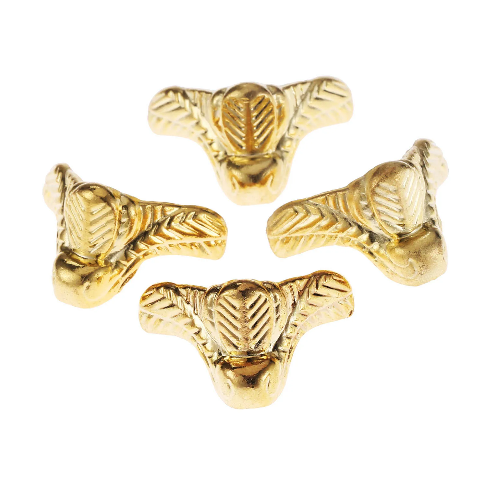 4 шт/комплект золотой Угловые протекторы угловых кронштейнов W/Винты фотоальбом