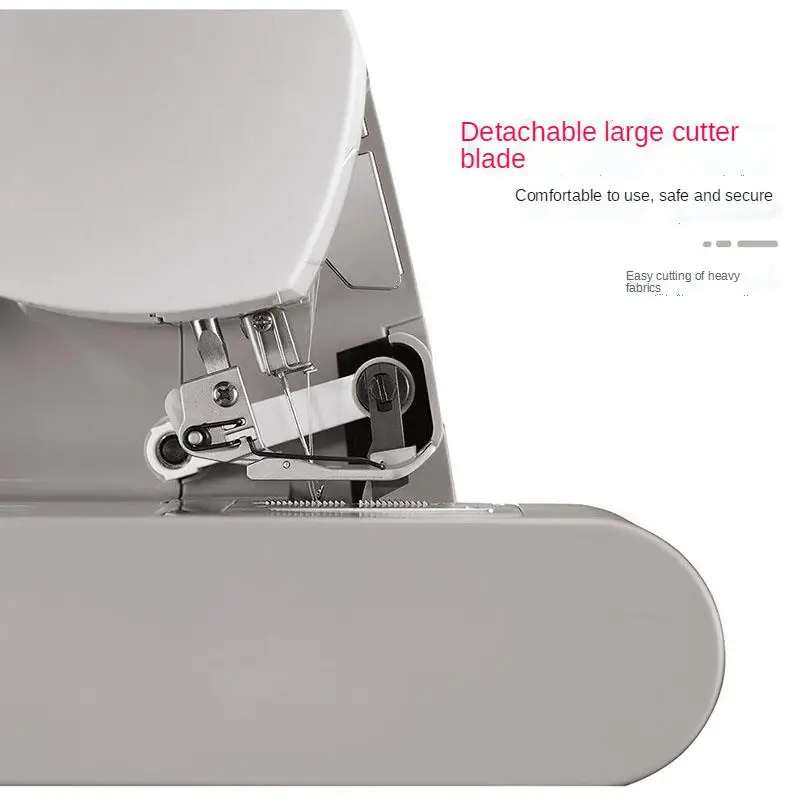 M&aacute;quina de coser Overlock 14HD854 para el hogar, 2/3/4 hilos, 220V, con costura secreta-4