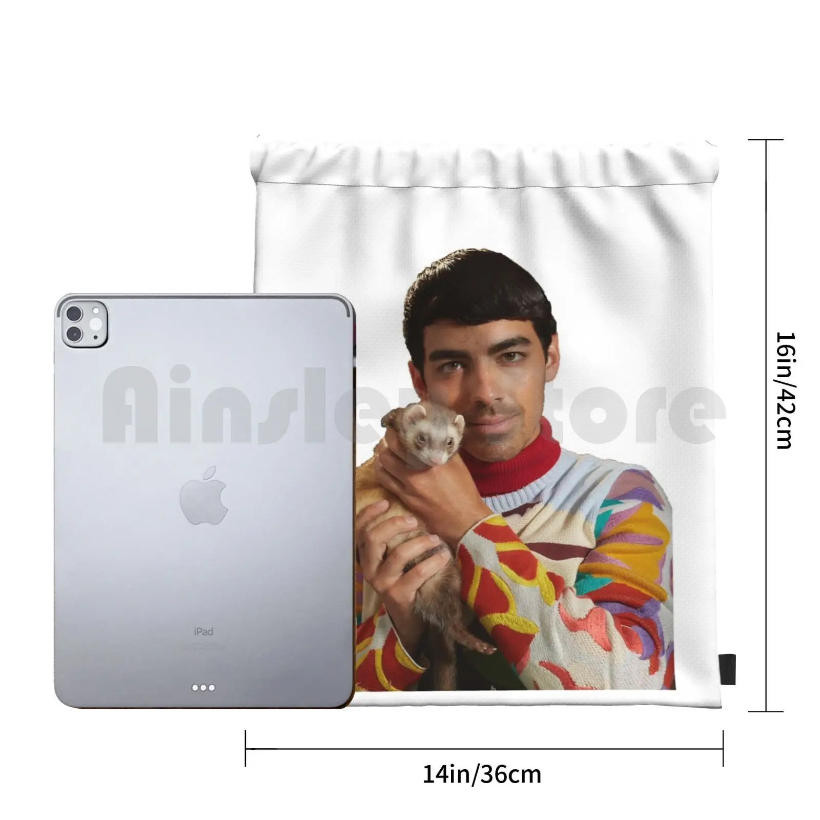 Джо Jonas A Ferret рюкзак сумка с Кулиской Спортивная Сумка водонепроницаемая The Jonai Jo