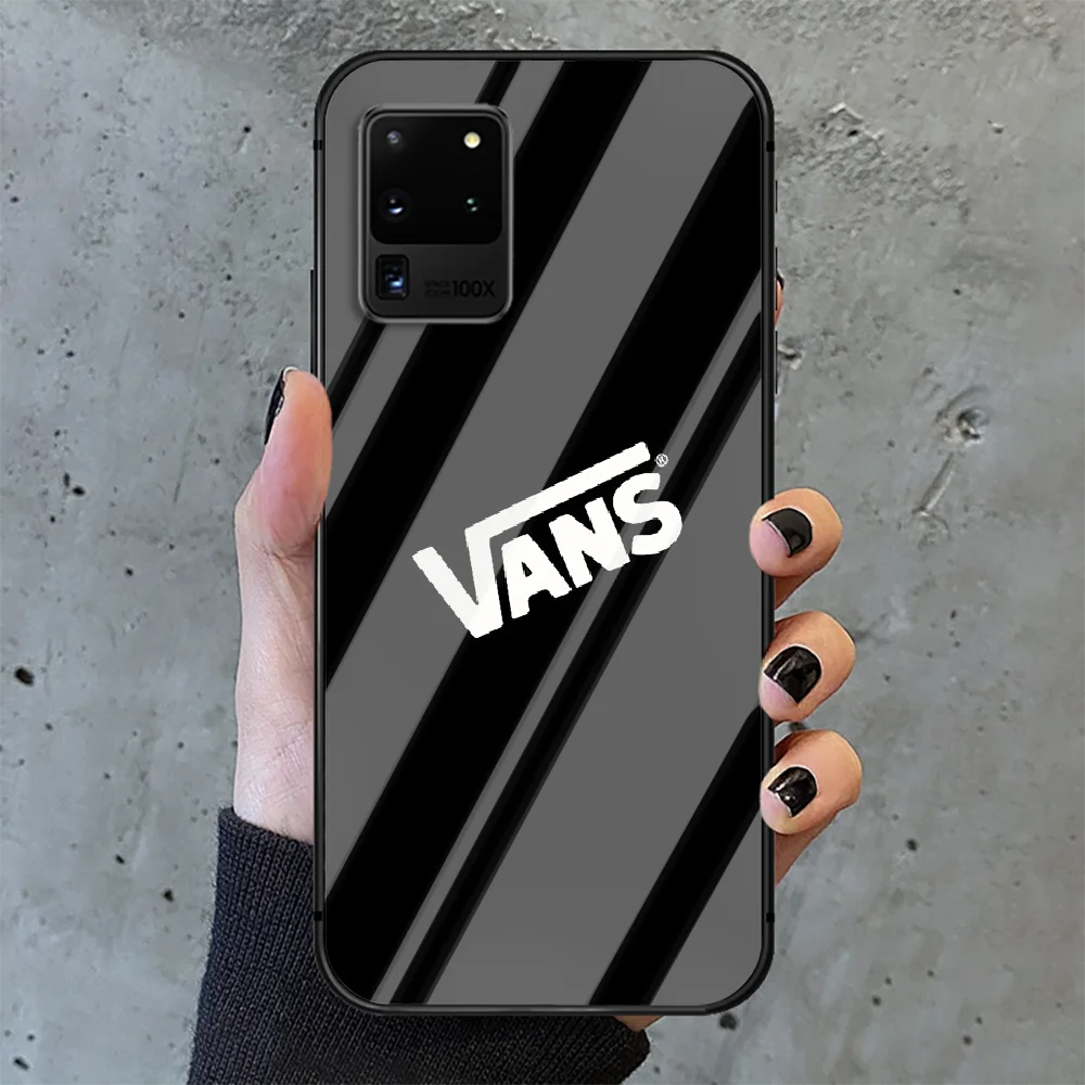 

fashion brand Creativity Phone Tempered Glass Case Cover For Samsung Galaxy S Note 5 6 9 10 10E 20 21 FE Plus Uitra Phone case