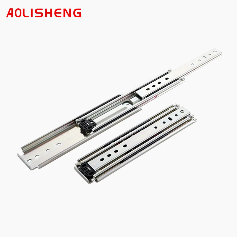 AOLISHENG 76 широкий тяжелый выдвижной грузоподъемник с тремя секциями рельсовая