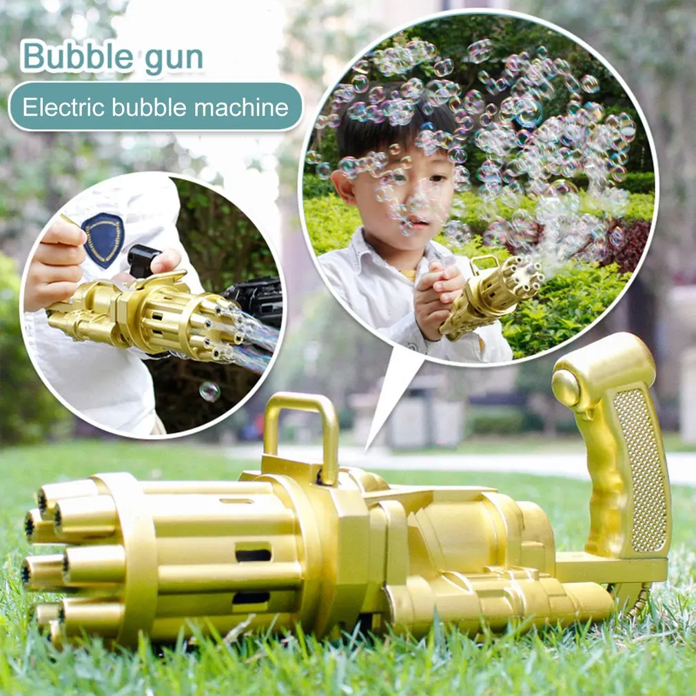 

Kids Bath Toys Bubble Gum Machine Toys For Children Plastic Machine Toy Boy Bubbles For Kid Gatling Bubble Machine