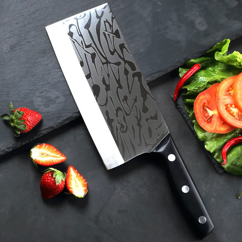 Кухонный Нож китайский шеф-повара 8 дюймов мясницкий нож W6Mo5Cr4V2 M2