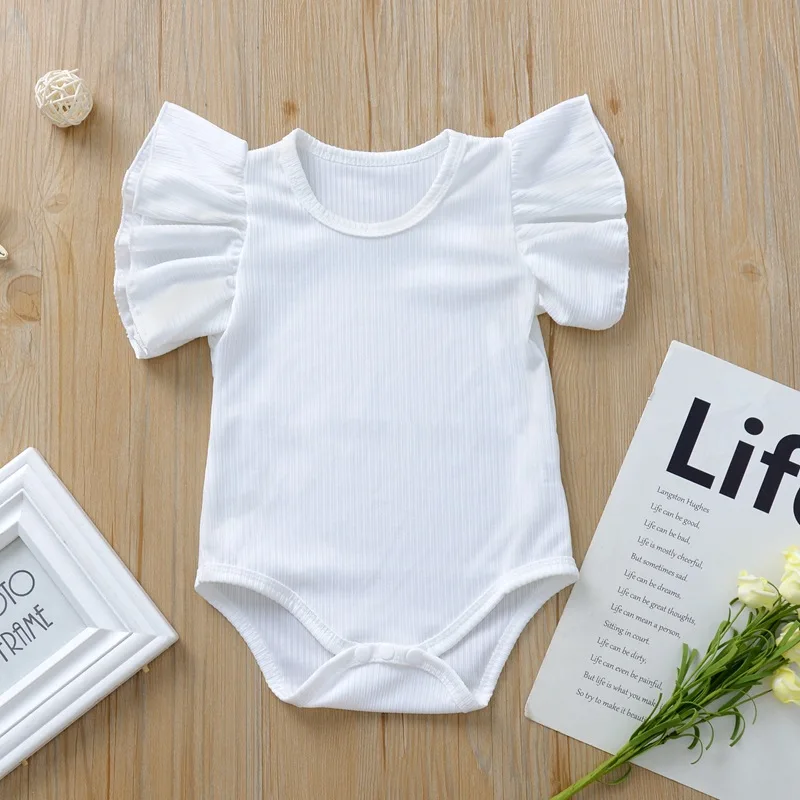 

Baby Girl Rompers Summer Princess Newborn Baby Clothes For 0-2Y Girls Boys Short Sleeve Jumpsuit Kids Baby Outfits Clothes