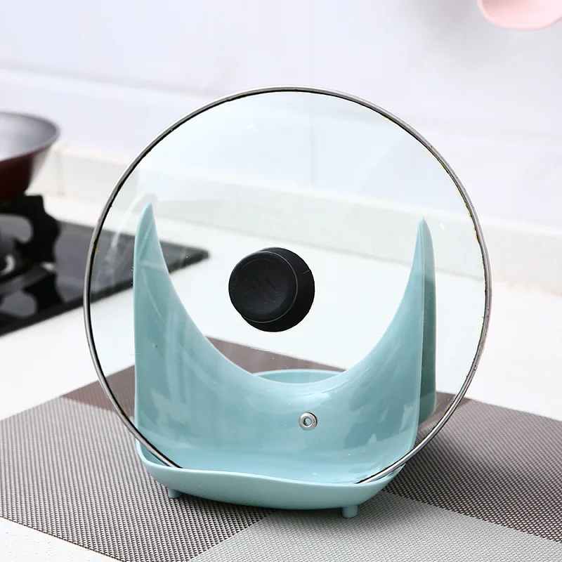 Держатель для крышки сковороды подставка кастрюль ложек кухонная утварь