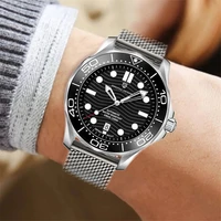 pagani design original brand men automatic watch fashion 007 men mechanical watches curved sapphire mirror waterproof clock 1685