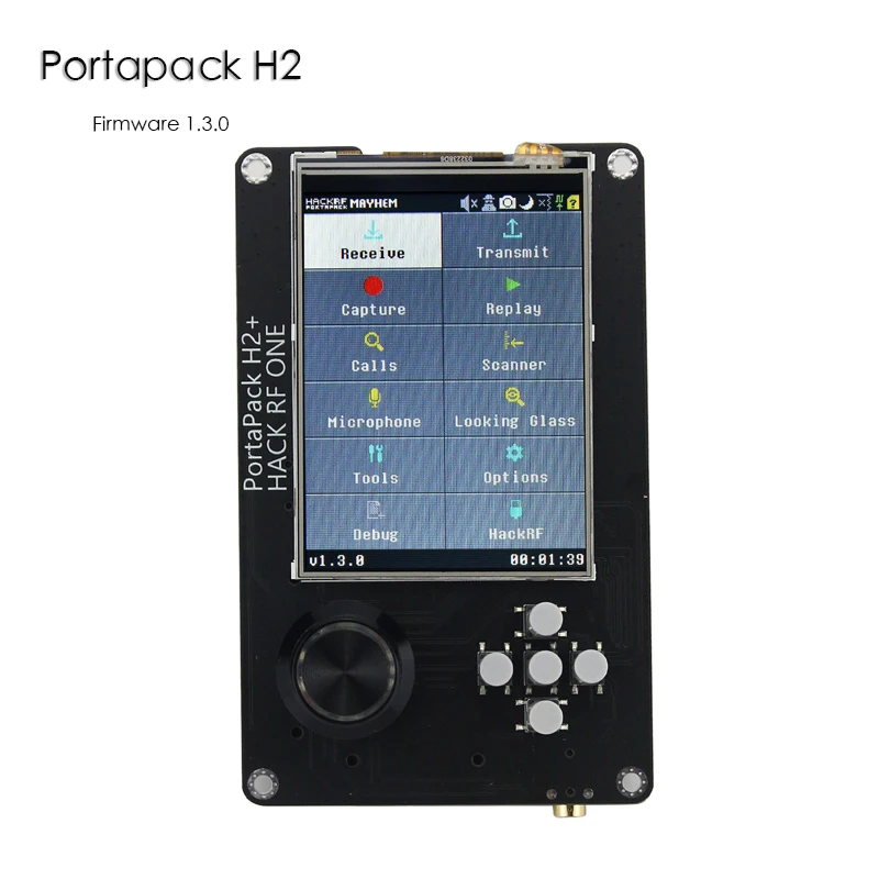 

Новый PortaPack H2 3,2 "сенсорный экран 0.5PPM TCXO Плата часов с батареей для трансивера HackRF One SDR опциональный металлический чехол