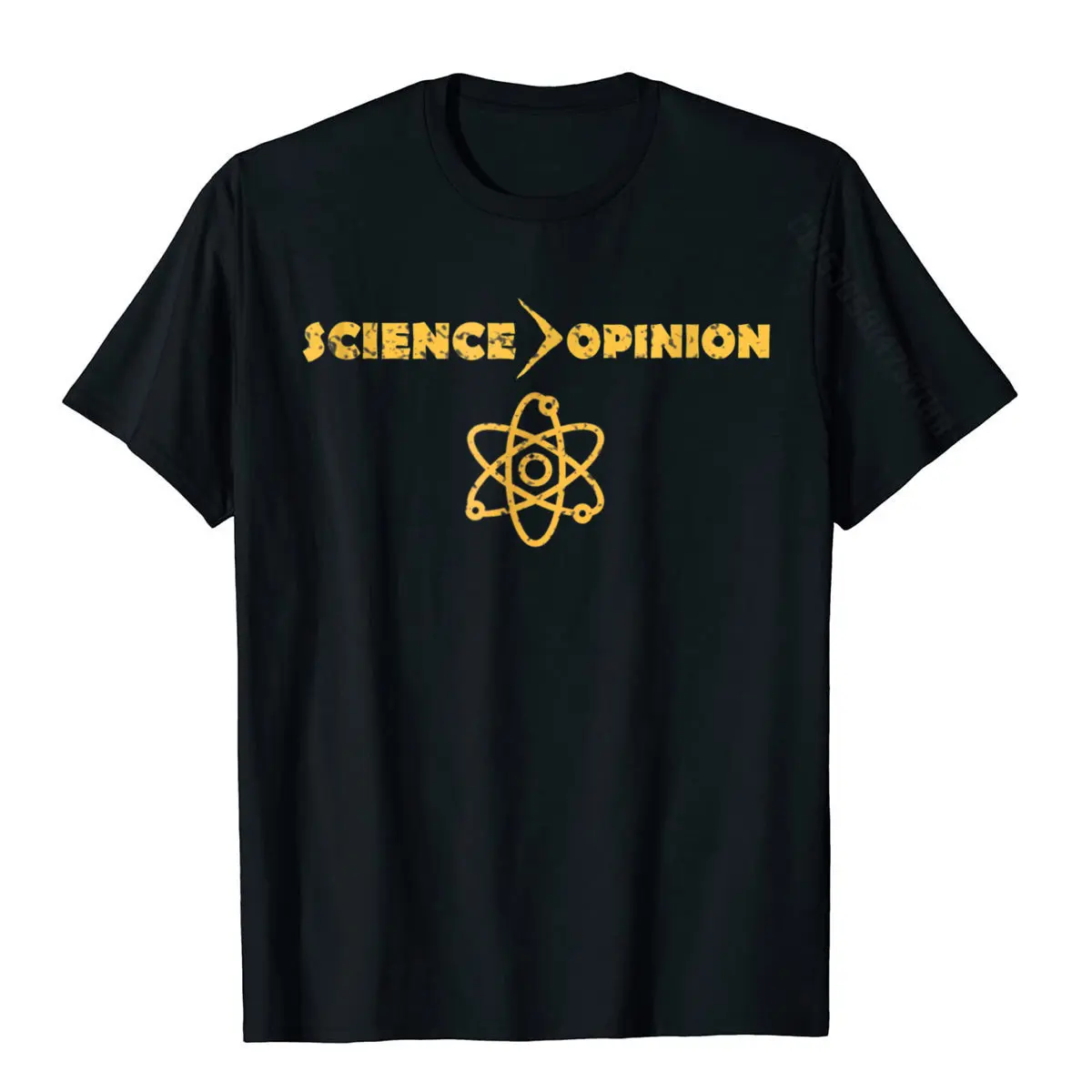 

Science Is Greater Than Opinion Shirt Funny Science Shirt Cotton Top T-Shirts For Men Casual Tops Tees Prevailing Funny