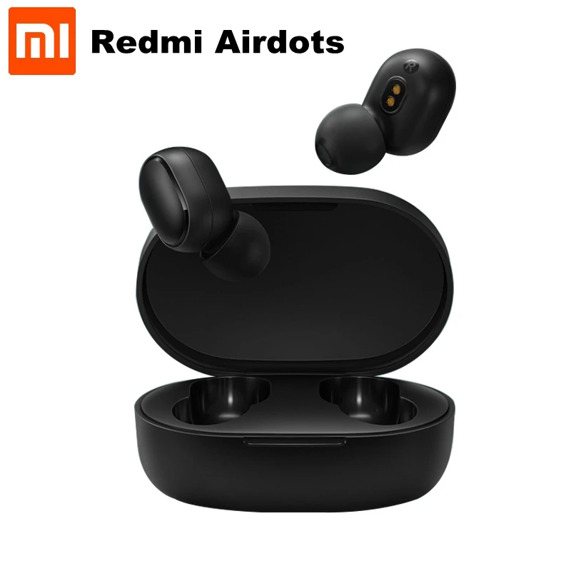 Xiaomi Redmi Airdots TWS беспроводные Bluetooth наушники стерео бас гарнитура с микрофоном голосовой помощник управление AI - Цвет: Promo Sale